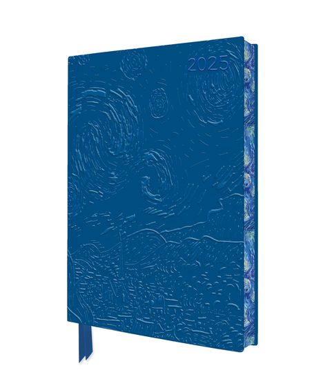 Tree Flame: Vincent van Gogh - Sternennacht - Tischkalender 2025, Kalender