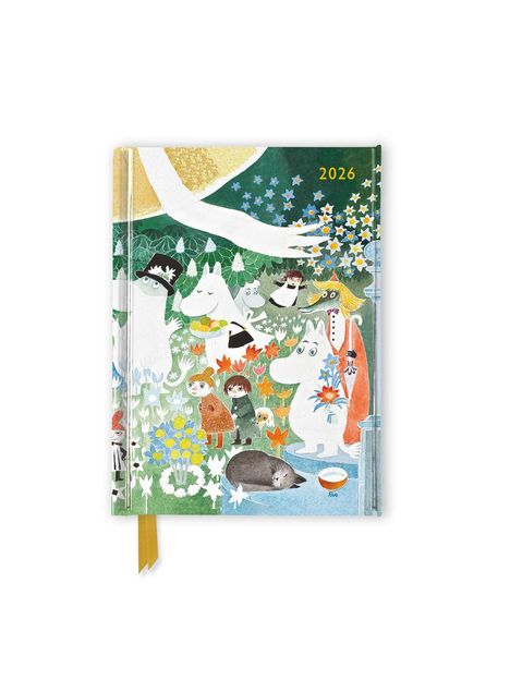 Tree Flame: Tove Jansson - Moomin - Die wundersame Reise ins Mumintal - Taschenkalender 2026, Kalender