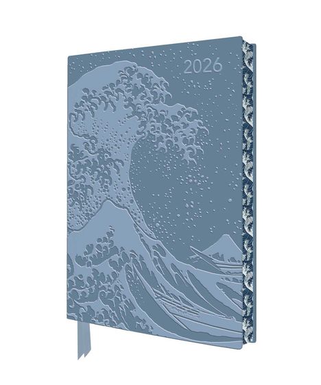 Tree Flame: Katsushika Hokusai - Die große Welle - Tischkalender 2026, Buch