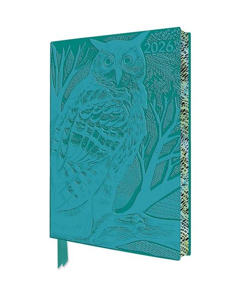 Tree Flame: Angela Harding - Langohreule - Tischkalender 2026, Kalender