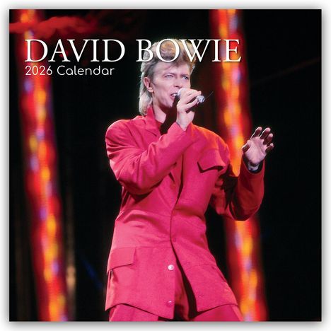 Gifted Stationery Co. Ltd: David Bowie 2026 - 16-Monatskalender, Kalender