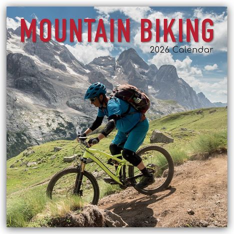 Gifted Stationery Co. Ltd: Mountain Biking - Mountainbiken 2026 - 16-Monatskalender, Kalender