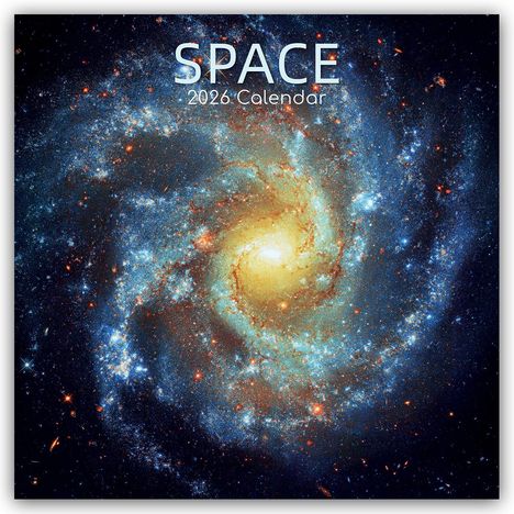 Gifted Stationery Co. Ltd: Space - Faszinierendes Weltall 2026 - 16-Monatskalender, Kalender