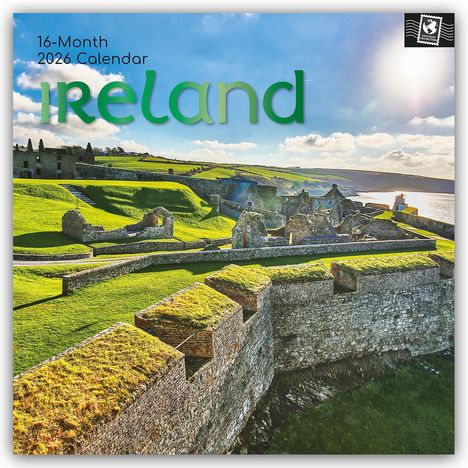 Gifted Stationery Co. Ltd: Ireland - Irland 2026 - 16-Monatskalender, Kalender