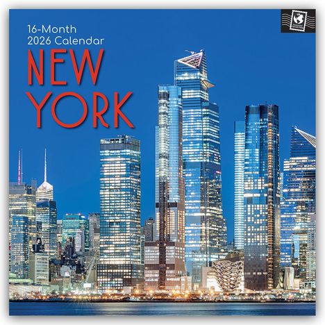 Gifted Stationery Co. Ltd: New York 2026 - 16-Monatskalender, Kalender