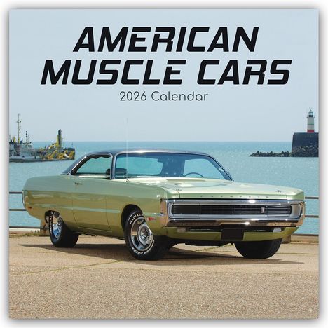 Gifted Stationery: American Muscle Cars - Amerikanische Muscle-Cars 2026 - 16-Monatskalender, Kalender