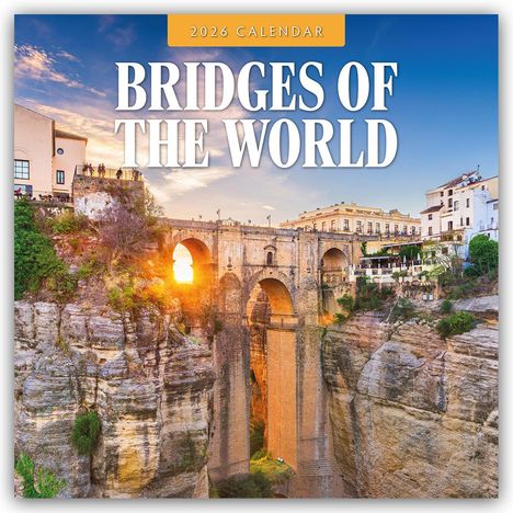 Robin Red: Bridges of the World - Brücken der Welt 2026 - 16-Monatskalender, Kalender