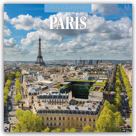 Robin Red: Paris 2026 - 16-Monatskalender, Kalender