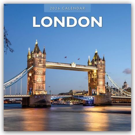 Robin Red: London 2026 - 16-Monatskalender, Kalender