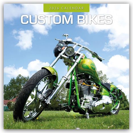 Robin Red: Custom Bikes - Umgebaute Motorräder 2026 - 16-Monatskalender, Kalender