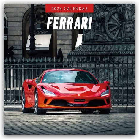 Robin Red: Ferrari 2026 - 16-Monatskalender, Kalender