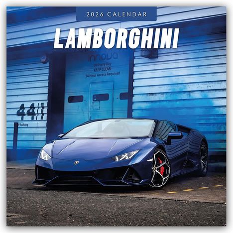 Robin Red: Lamborghini 2026 - 16-Monatskalender, Kalender