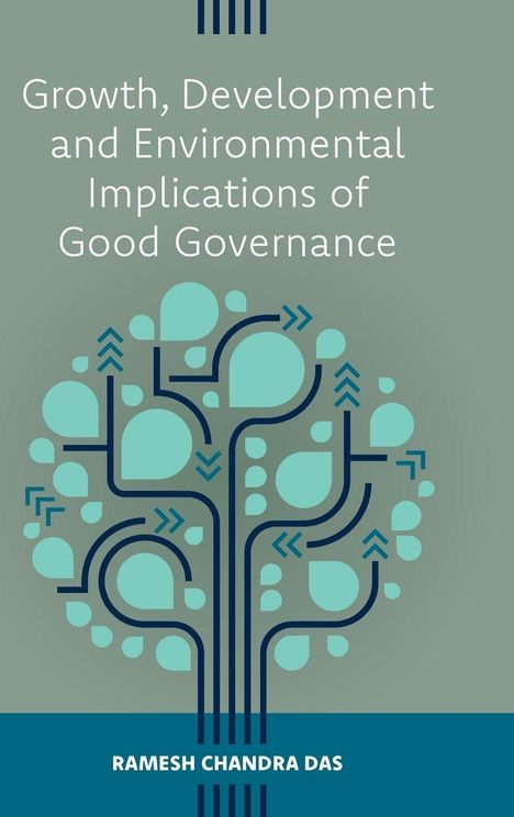"Growth, Development and Environmental Implications of Good Governance." 
Darunter geometrische Baum-Illustration.