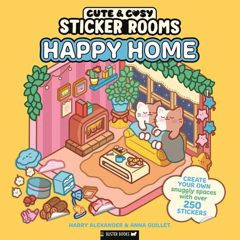 Anna Guillet: Sticker Rooms: Happy Home, Buch