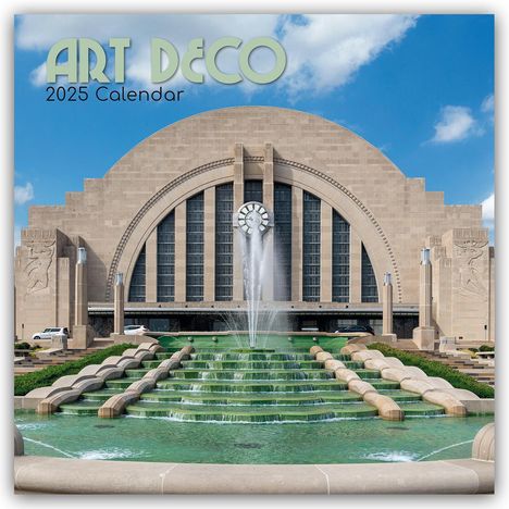 The Gifted Stationery Co. Ltd: Art Deco - Kunst 2025 - 16-Monatskalender, Kalender