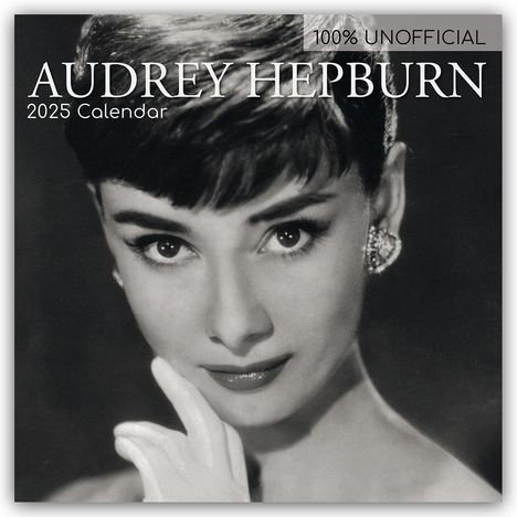 The Gifted Stationery Co. Ltd: Audrey Hepburn 2025 - 12-Monatskalender, Kalender