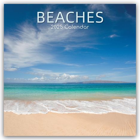 Gifted Stationery Co. Ltd: Beaches - Traumstrände 2025 - 16-Monatskalender, Kalender