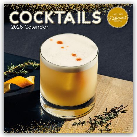 The Gifted Stationery Co. Ltd: Cocktails 2025 - 16-Monatskalender, Kalender