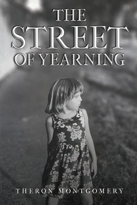 "The Street of Yearning" von Theron Montgomery. Ein Kind in einem geblümten Kleid schaut zur Seite in einer unscharfen Umgebung.