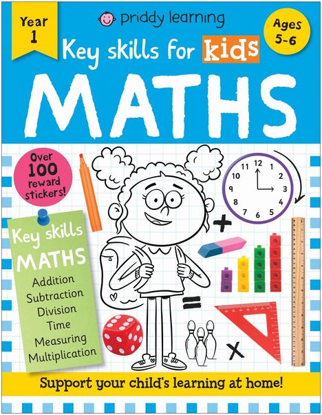 Priddy Books: Key Skills for Kids: Maths, Buch
