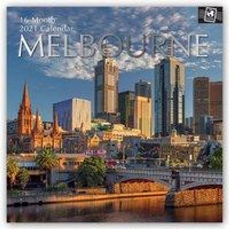 Melbourne 2021 - 16-Monatskalender, Kalender