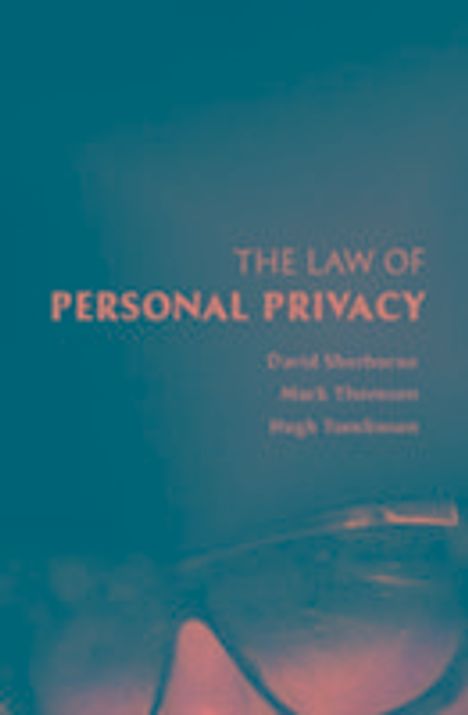 David Sherborne: Sherborne, D: The Law of Personal Privacy, Buch