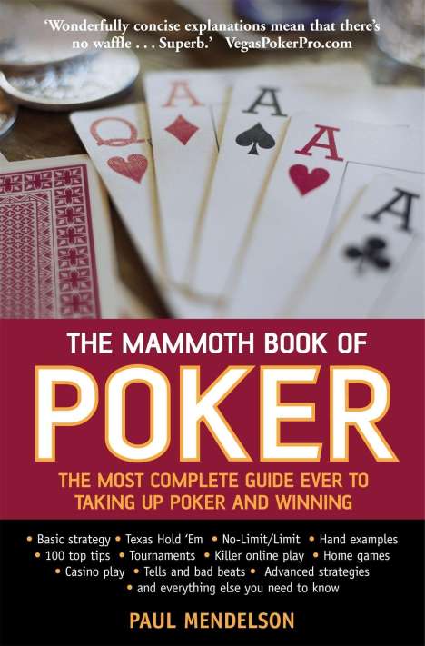 Paul Mendelson: The Mammoth Book of Poker, Buch