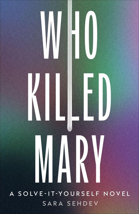 Text: "Who Killed Mary" und "Cover to be revealed". Blaues, minimalistisches Design.