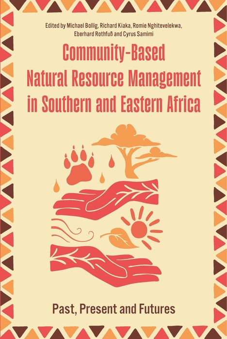 Ein farbiges Cover mit dem Titel: "Community-Based Natural Resource Management in Southern and Eastern Africa".