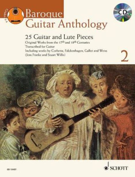 Baroque Guitar Anthology Vol 2, Noten