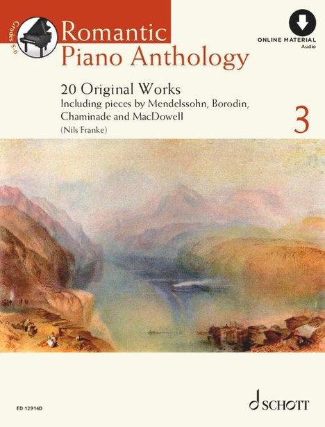 Romantic Piano Anthology. Band 3. Klavier, Buch