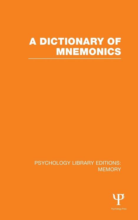 Various: A Dictionary of Mnemonics (PLE, Buch