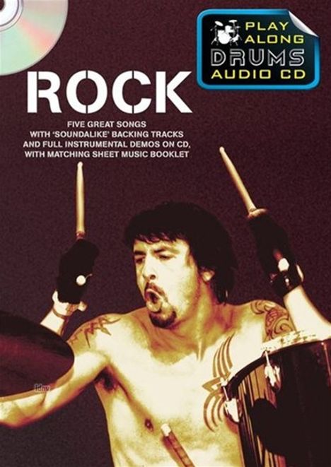 Play Along Drums Audio CD: Rock, Noten