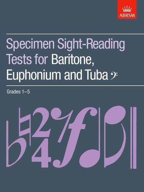 Specimen Sight-Reading Tests for Baritone Euphonium and Tuba Bass Clef Grades 1-5, Noten