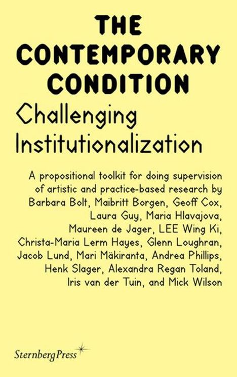 Challenging Institutionalization, Buch