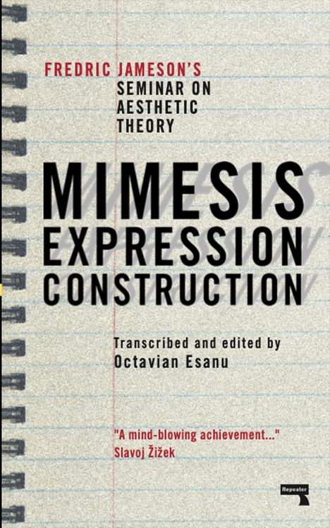 Fredric Jameson: Mimesis, Expression, Construction, Buch