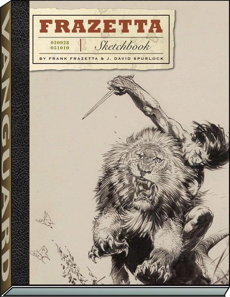 A01: The Frazetta Sketchbook, Buch