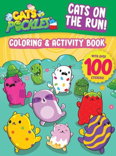Curiosity Books: Cats on the Run! -- Coloring &amp; Activity Book, Buch
