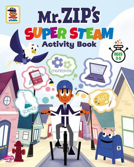 Carrie Rodell: Mr. Zip's Super Steam Activity Book, Buch