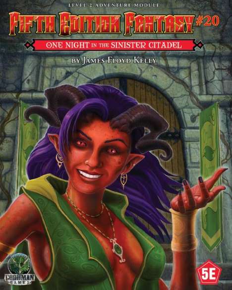 James Floyd Kelly: Fifth Edition Fantasy #20: One Night Inside the Sinister Citadel, Buch