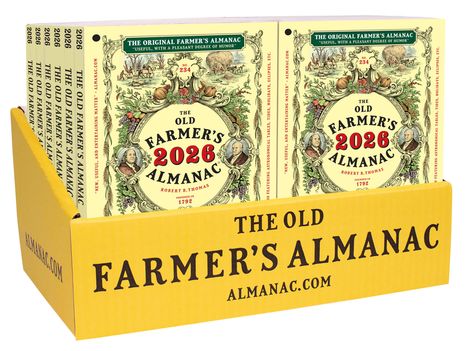 Old Farmer'S Almanac: The 2026 Old Farmer's Almanac 24-Copy Counter Display, Buch