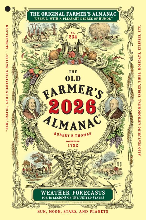 Old Farmer'S Almanac: The 2026 Old Farmer's Almanac, Buch