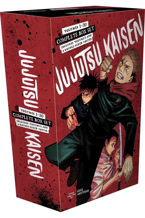 "Volumes 1–30 Complete Box Set. Includes Volume 0 and a double-sided poster." Illustration von kämpfenden Figuren.