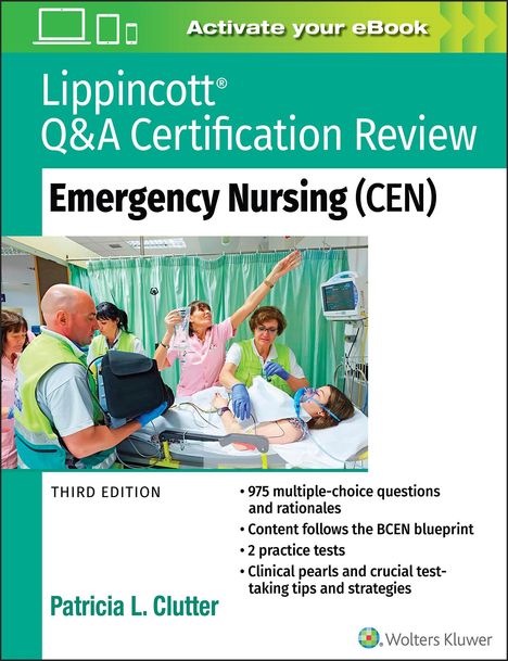Patricia Clutter: Lippincott Q&A Certification Review: Emergency Nursing (CEN), Buch