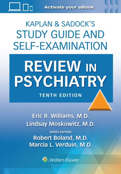 Eric Rashad Williams: Kaplan &amp; Sadock's Study Guide and Self-Examination Review in Psychiatry, Buch
