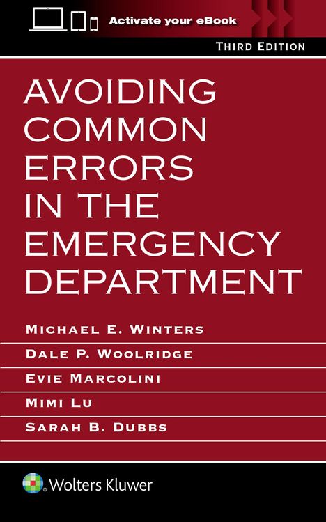 Sarah B. Dubbs: Avoiding Common Errors in the Emergency Department, Buch