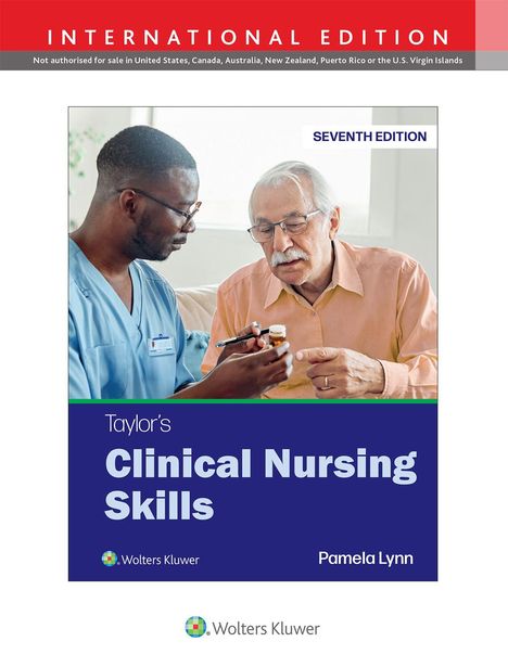 INTERNATIONAL EDITION, Taylor's Clinical Nursing Skills, Siebte Ausgabe, Pamela Lynn. Ein Pfleger hilft einem älteren Mann.