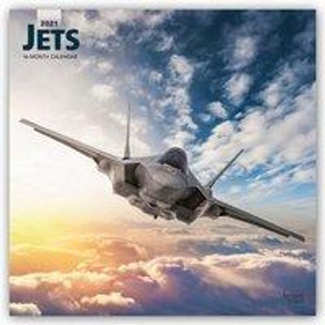 Jets - Düsenflugzeuge 2021 - 18-Monatskalender, Kalender