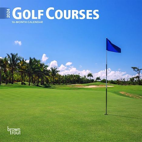Golf Courses 2024 Mini 7x7, Buch