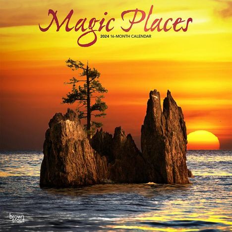 Magic Places 2024 Square Foil, Kalender